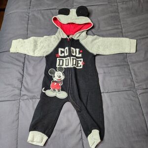 💐 Disney Mickey Mouse Hooded Sweatshirt Onsie